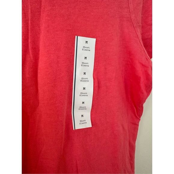 A New Day Coral Pink Short Sleeve Tshirt Size Medium New - Picture 3 of 5